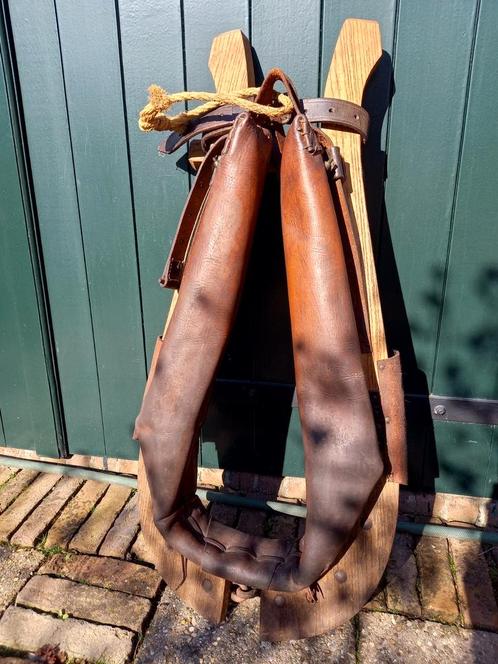 Origineel paardengareel, Dieren en Toebehoren, Paarden en Pony's | Hoofdstellen en Tuigage, Zo goed als nieuw, Ophalen