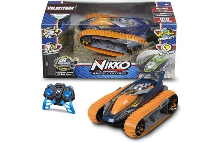 Nikko RC auto  Velocitrax Oranje 360 rotatie actie nu €35, Kinderen en Baby's, Speelgoed | Speelgoedvoertuigen, Nieuw, Afstandsbediening