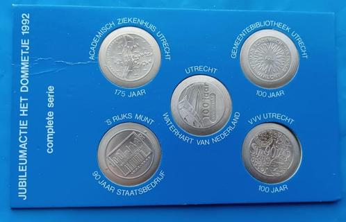 Utrecht Jubileumactie Het Dommetje - 1992, Postzegels en Munten, Penningen en Medailles, Overige materialen, Nederland, Verzenden