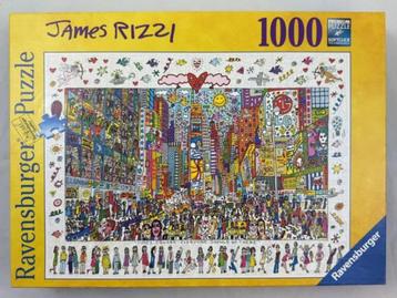 Ravensburger James Rizzi puzzel 1000 stukjes Times Square beschikbaar voor biedingen