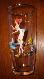 Bierglas Meisje met Hengel aan Broekje, Antiek en Kunst, Ophalen of Verzenden