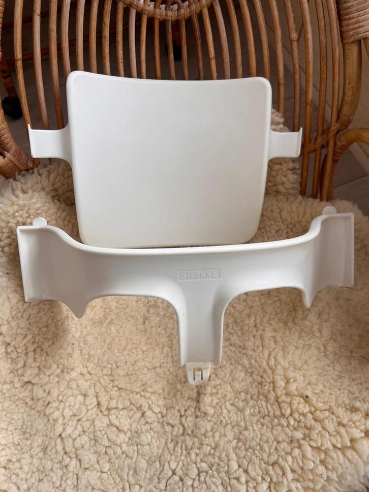 Stokke Tripp Trapp Baby set wit, Kinderen en Baby's, Kinderstoelen, Zo goed als nieuw, Meegroeistoel, Ophalen