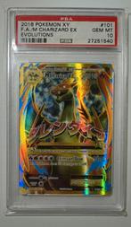 M Charizard EX 101/108 PSA 10, Ophalen of Verzenden, Nieuw, Losse kaart, Foil