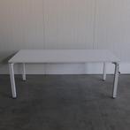 Slinger zit/zit bureau, 4-poots, 180x80cm H67|95cm Wit BR91, Gebruikt, -, -, In hoogte verstelbaar