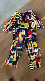 Clownpak met flapjes maat 104, Ophalen of Verzenden, Zo goed als nieuw, Overige maten