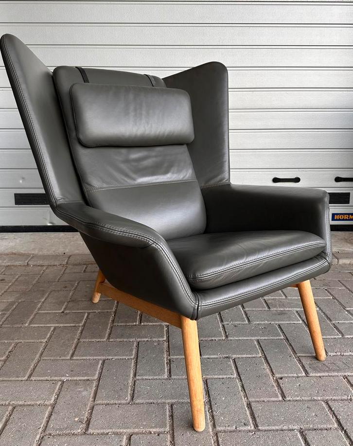 Boconcept Hamilton design fauteuil, Huis en Inrichting, Fauteuils, Zo goed als nieuw, Leer, 75 tot 100 cm, Ophalen