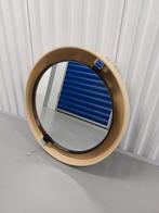 Allibert Wandspiegel Jaren 70 Vintage, Huis en Inrichting, Woonaccessoires | Spiegels, Minder dan 50 cm, Gebruikt, Rond, Ophalen of Verzenden