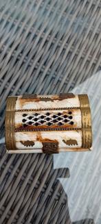 Vintage sieraden doosje kamelen been, Antiek en Kunst, Ophalen of Verzenden
