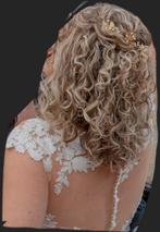 Haar accessoire, roodgoudkleurig met parels, Ophalen of Verzenden, Zo goed als nieuw, Wit, Accessoires