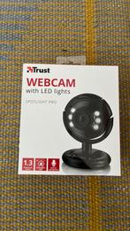 Trust Webcam met LED verlichting, Computers en Software, Webcams, Ophalen of Verzenden, Zo goed als nieuw