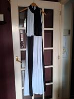 Unieke vintage zwart-witte galajurk! maat 36/38, Zwart, Ophalen of Verzenden, Zo goed als nieuw, Vintage