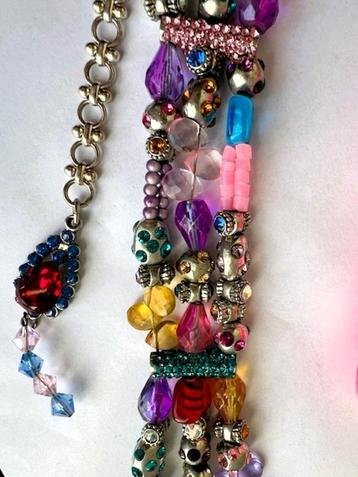 OTAZU chokerketting zeeblauw lila kleur EYECATCHING. beschikbaar voor biedingen