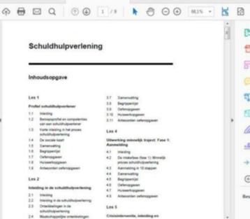 *** Actuele/nieuwe Laudius Cursus - Schuldhulpverlening *** beschikbaar voor biedingen