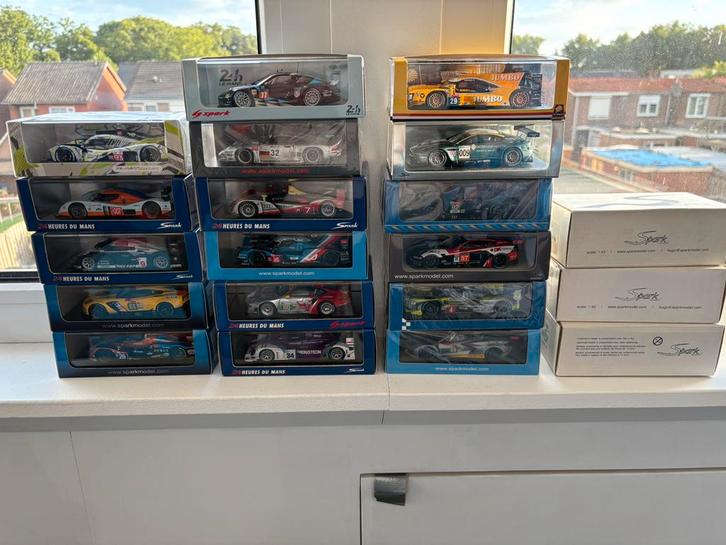 Le mans collectie 1:43 spark modellen., Hobby en Vrije tijd, Modelauto's | 1:43, Zo goed als nieuw, Auto, Overige merken, Ophalen of Verzenden