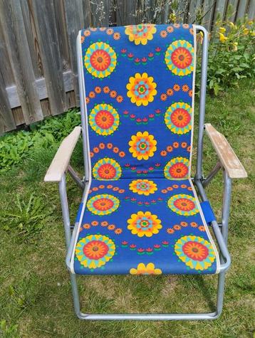 Vintage jaren 70 camping stoeltje. beschikbaar voor biedingen