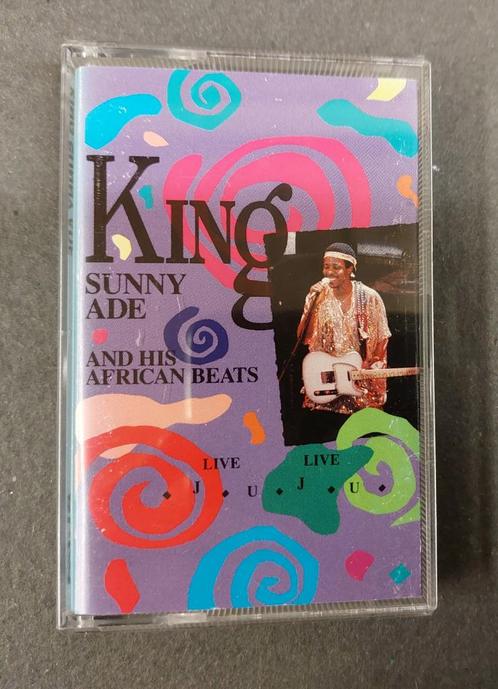 King Sunny Ade CASSETTE Live Live Juju Africa, Cd's en Dvd's, Cassettebandjes, Gebruikt, Origineel, Wereldmuziek, 1 bandje, Verzenden