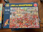 Jan van Haasteren puzzel La Tomatina 1000 stukjes, Ophalen, 500 t/m 1500 stukjes, Zo goed als nieuw
