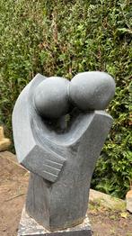 Hardstenen tuinbeeld donker antraciet grijs, Tuin en Terras, Tuinbeelden, Ophalen, Zo goed als nieuw, Steen