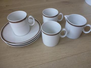  Serviesdelen thomas medaillon bruine decorrand. beschikbaar voor biedingen