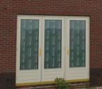 Openslaande deuren en Loopdeur (3 deurs-kozijn) en HR++ Glas, Doe-het-zelf en Verbouw, Kozijnen en Schuifpuien, Ophalen, Gebruikt