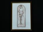 Ets St. Sebastiaan Gesigneerd Helmut Langfeld Duitsland, Antiek en Kunst, Ophalen of Verzenden