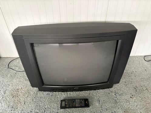 JVC 28 inch CRT tv + remote, Audio, Tv en Foto, Vintage Televisies, Gebruikt, 60 tot 80 cm, Overige merken, Ophalen of Verzenden