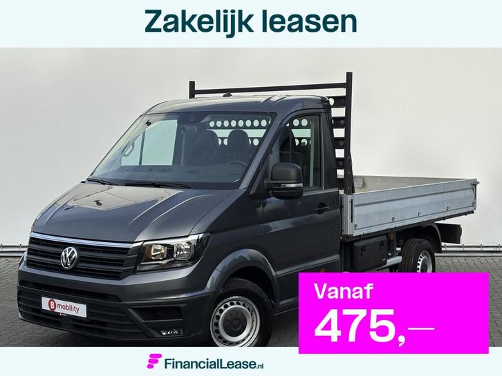 Volkswagen Crafter 35 2.0 TDI Automaat L3 Laadbak Highline P, Auto's, Bestelauto's, Bedrijf, Lease, Financial lease, ABS, Airbags