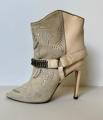 Isabel Marant Milwaukee Studded leren enkellaarzen mt 40 beschikbaar voor biedingen