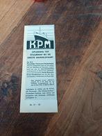 Advertentie Koninklijke Paketvaart maatschappij 1956, Ophalen of Verzenden, Zo goed als nieuw, Kaart, Foto of Prent