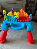 Mega Bloks Set: Tafel, Trein, Boerderij + Losse Blokken, Kinderen en Baby's, Speelgoed | Bouwstenen, Ophalen of Verzenden, Zo goed als nieuw