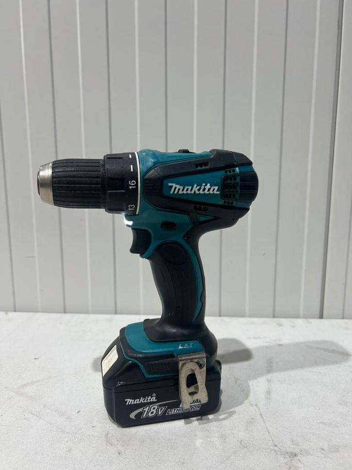 Makita DDF456 accuboormachine + 4.0Ah accu, Doe-het-zelf en Verbouw, Gereedschap | Boormachines, Zo goed als nieuw, Boor- en Schroefmachine