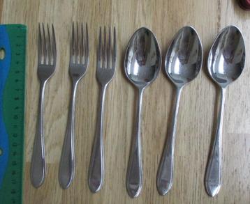 KELTUM posthoorntje puntfilet vork 17,7cm lepel 17,7cm verz. beschikbaar voor biedingen