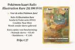 Pokémon kaart Ralts Illustration Rare 211/198 SV01, Ophalen of Verzenden, Zo goed als nieuw
