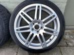 Originele Audi RS4 velgen 18 inch! Incl banden! Opknappers!, Auto-onderdelen, Banden en Velgen, Ophalen, 18 inch, Velg(en), Zomerbanden