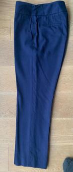 Suistudio pantalon – navy – zijde/katoen - maat 34S, Kleding | Dames, Broeken en Pantalons, Zo goed als nieuw, Maat 34 (XS) of kleiner