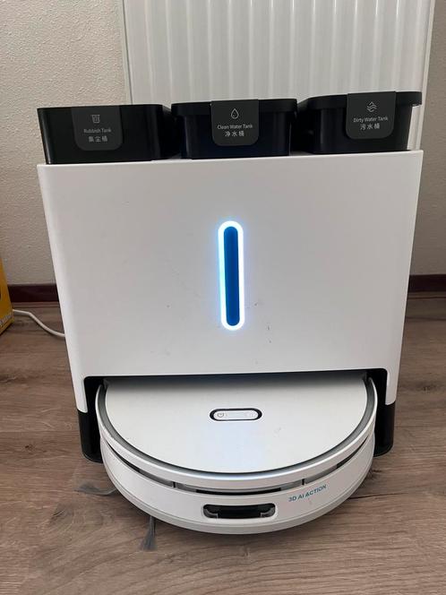 Robotstofzuiger met volautomatische dweilfunctie, Witgoed en Apparatuur, Stofzuigers, Zo goed als nieuw, Robotstofzuiger, Minder dan 1200 watt