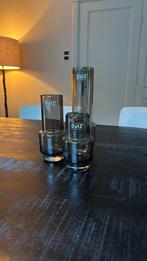 Dutz vaasjes set, Overige kleuren, Ophalen of Verzenden, Minder dan 50 cm, Glas
