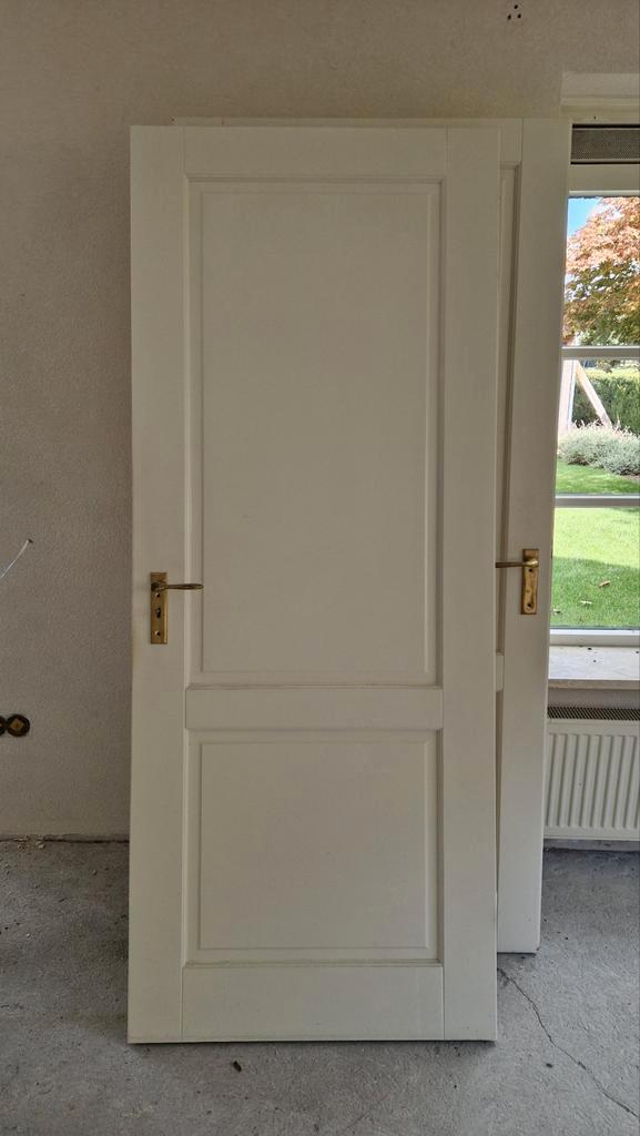 3x Opdekdeuren - 212cm Hoog, Doe-het-zelf en Verbouw, Deuren en Horren, Gebruikt, Binnendeur, 200 tot 215 cm, Hout, Ophalen