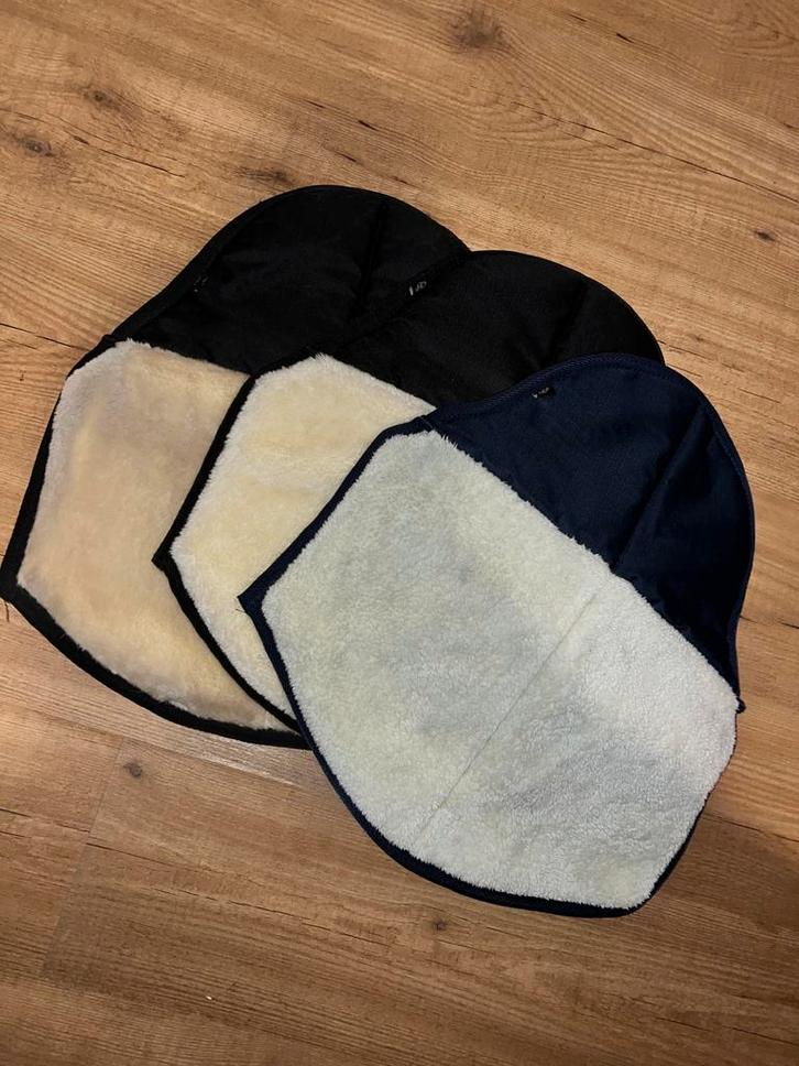 QHP Schoftbeschermer Navy Bont, Dieren en Toebehoren, Paarden en Pony's | Dekens en Dekjes, Zo goed als nieuw, Deken, Ophalen of Verzenden