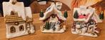 Kersthuisjes / Kerstdorp met Kaarsjes, Ophalen, Zo goed als nieuw