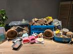Hamster terrarium met veel (nieuwe) hamster spullen, Dieren en Toebehoren, Ophalen, Knaagmateriaal