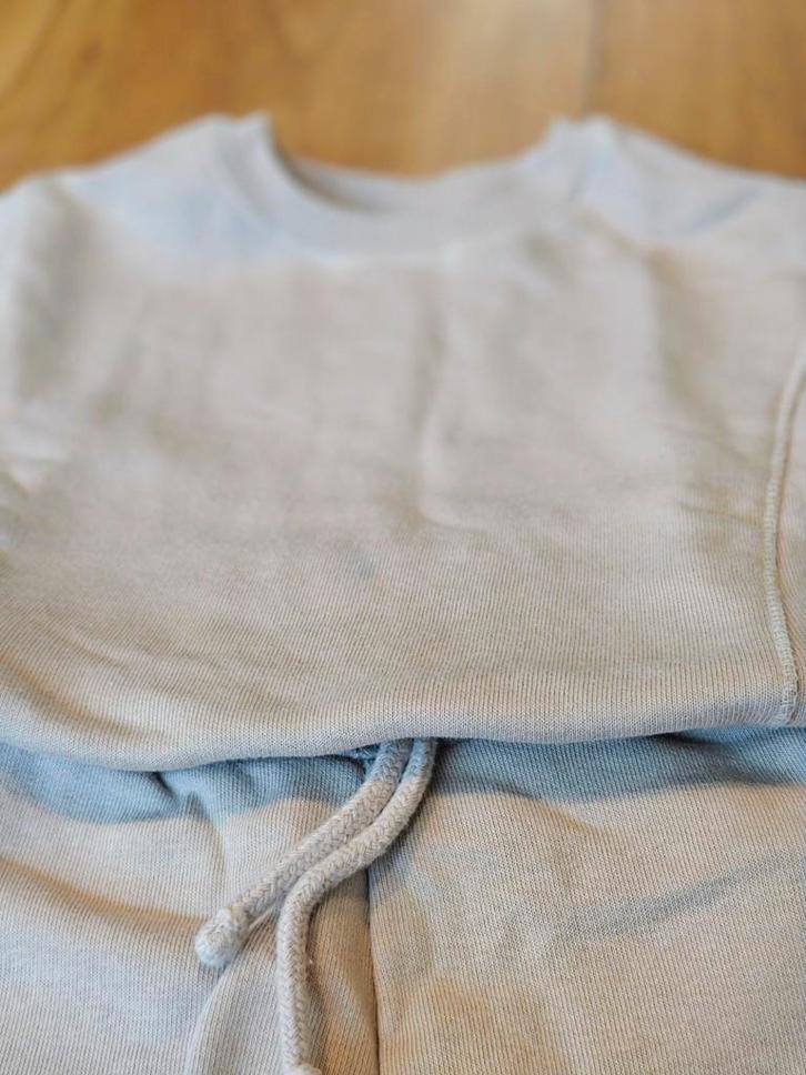 Zara Baby Joggingpak Maat 74 - Zandkleur, Kinderen en Baby's, Babykleding | Maat 74, Zo goed als nieuw, Jongetje of Meisje, Pakje