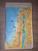 Schoolplaat 'Het land van de Bijbel (N.T.)', Antiek en Kunst, Antiek | Schoolplaten, Ophalen, Overige thema's