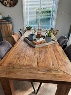 Massief Teakhouten Tafel - 240x100cm, Huis en Inrichting, Tafels | Eettafels, Ophalen, Gebruikt, 100 tot 150 cm, Teakhout