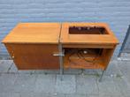 Vintage minibar cocktailbar van oid naaimachine kastje, Ophalen, Huis en Inrichting
