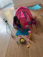 Barbie Kampeerset met 2 Barbies, Ophalen, Zo goed als nieuw, Barbie