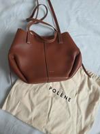 Polène Cyme Edition Textured Cognac - Nieuw!, Sieraden, Tassen en Uiterlijk, Tassen | Damestassen, Ophalen of Verzenden, Nieuw