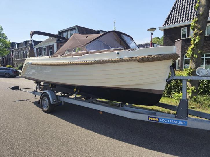Interboat intender 640 (2012) + Vetus 33 pk (550 uur) ZGAN, Watersport en Boten, Sloepen, Zo goed als nieuw, 30 tot 50 pk, 6 meter of meer