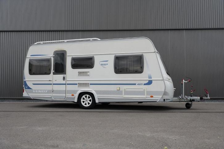 Fendt Bianco 465 topstaat - Enkele Bedden, Mover, Luifel, Caravans en Kamperen, Caravans, Bedrijf, tot en met 4, Rondzit, Fendt