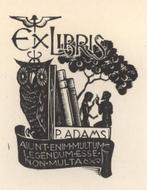 0587 Ex Libris Nederland : Harry Corvers, 1945, Antiek en Kunst, Verzenden